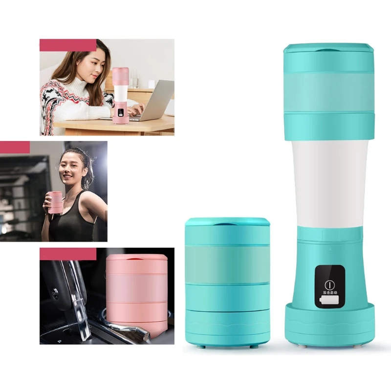 

Portable Blender, Personal Mixer Fruit Rechargeable with USB, Mini Blender for Smoothie, Fruit Juice, Milk Shakes
