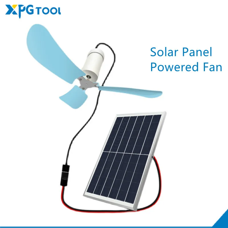 

Mini Solar Panel Powered Fan Ventilator Solar Exhaust Fan Stepless speed regulation/CV 5V 5W 10W solar equipment moto tools