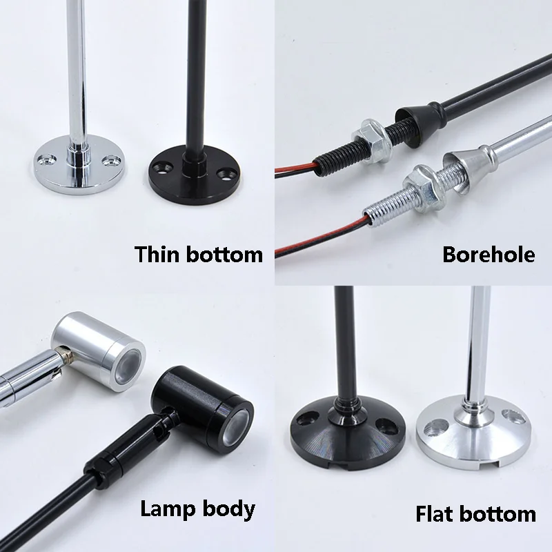 Накладной регулируемый прожектор 3 Вт кабинетная стойка витрина ювелирного