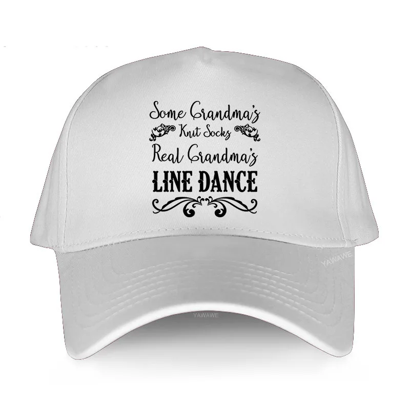 

Hot sale casual hat for men Some Grandmas Knit Socks Real Grandmas Line Dance New novel and interesting printed baseball cap