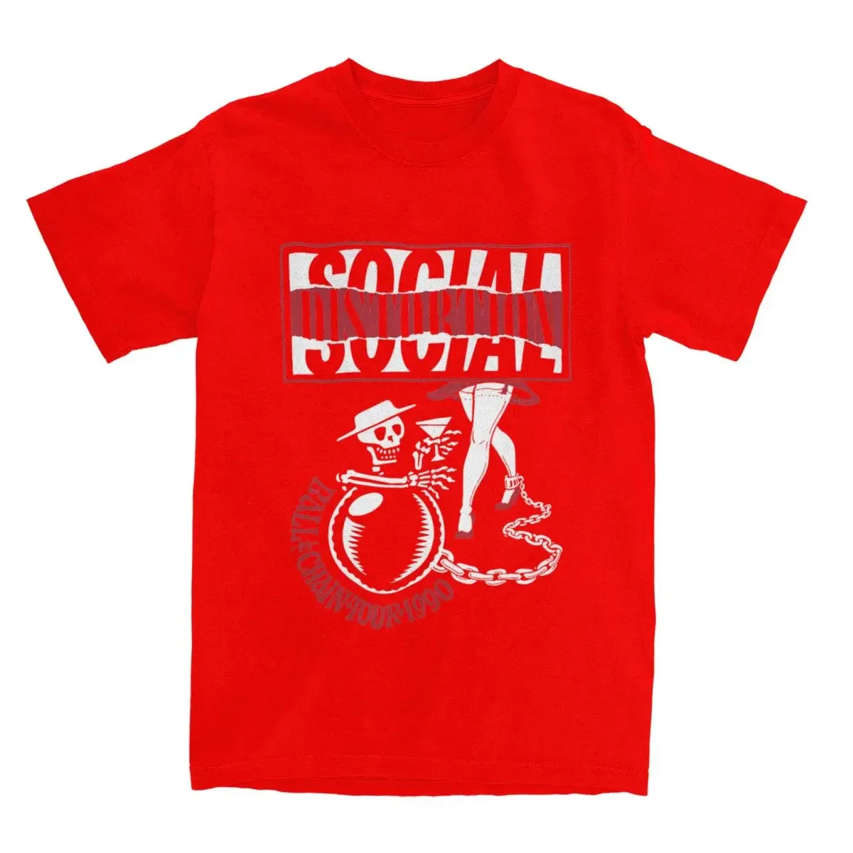 Мужская и женская футболка с коротким рукавом круглым вырезом