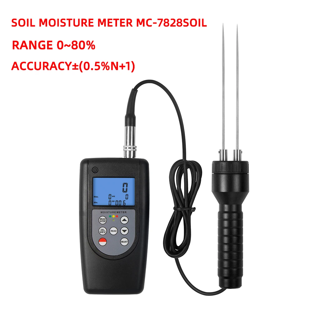 

Измеритель влажности почвы SOZZDA MC-7828SOIL