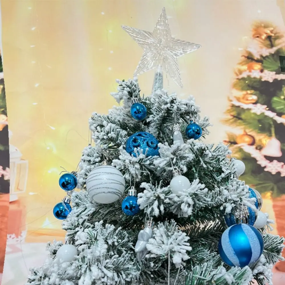 Светящаяся рождественская елка сияющая пятиконечная звезда светодиодная лампа