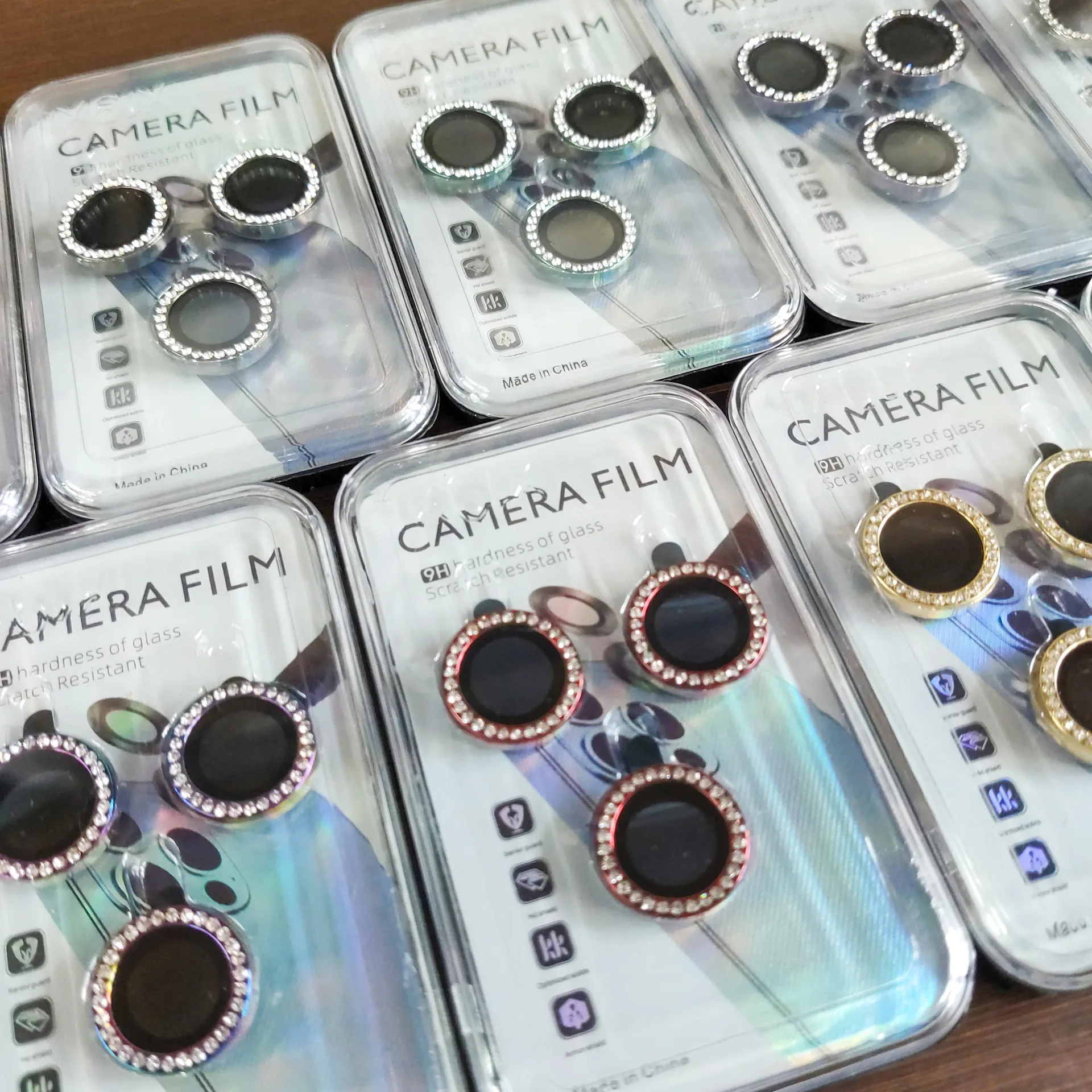 50pcs Diamond Camera Lens Protector For IPhone 13 14 11 Pro Max Cover for IPhone 12 13 Camera Protector Lens Glass