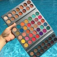 beauty glazed new 63 color makeup eyeshadow palette gorgeous me make up palette eyeshadow big pigmented pressed powder 2019