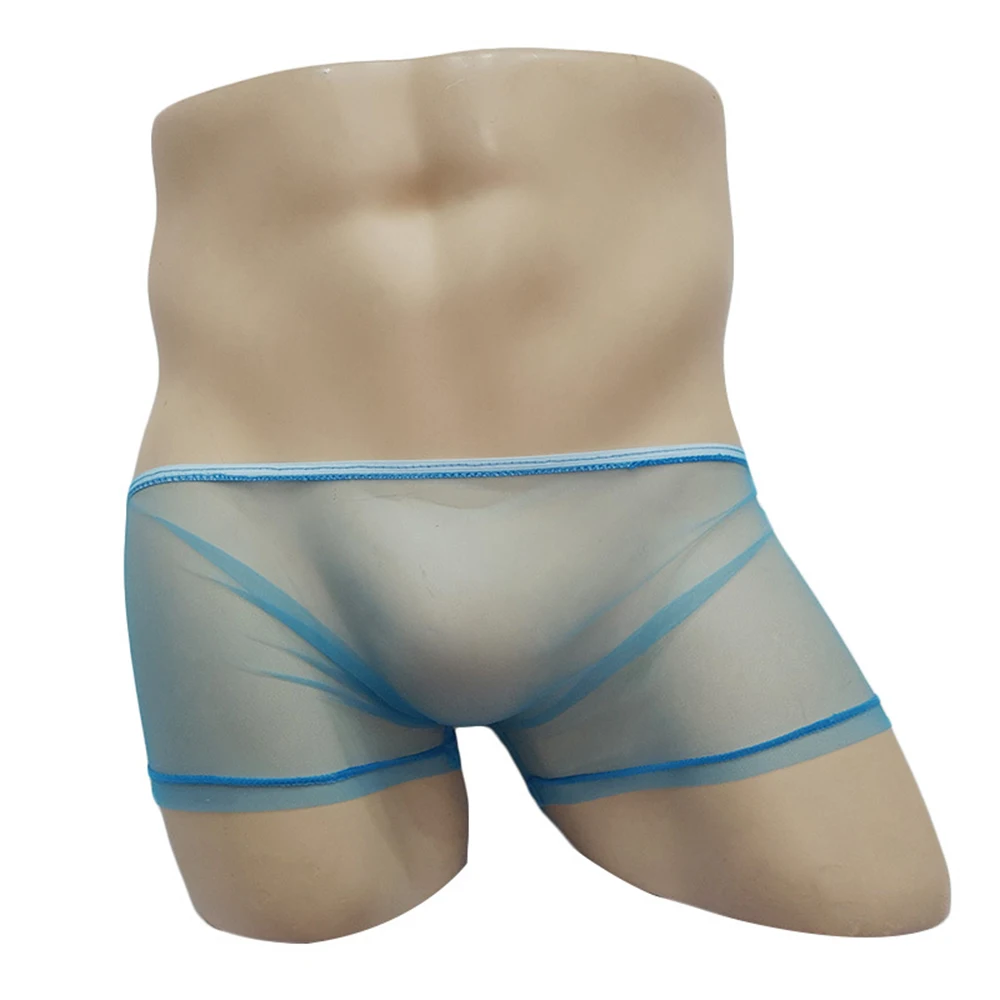 

See Through Mesh Underwear Tranpsarent Boxer Short Male Ultra-thin Erotic Panties Breathable Boxer Briefs Sheer Underpant