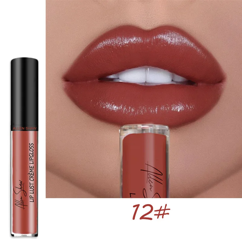 

HEALLOR Sexy Women Liquid Lipstick Waterproof Long Lasting Moist Lip Gloss Tint Colorful Lipgloss Women Makeup