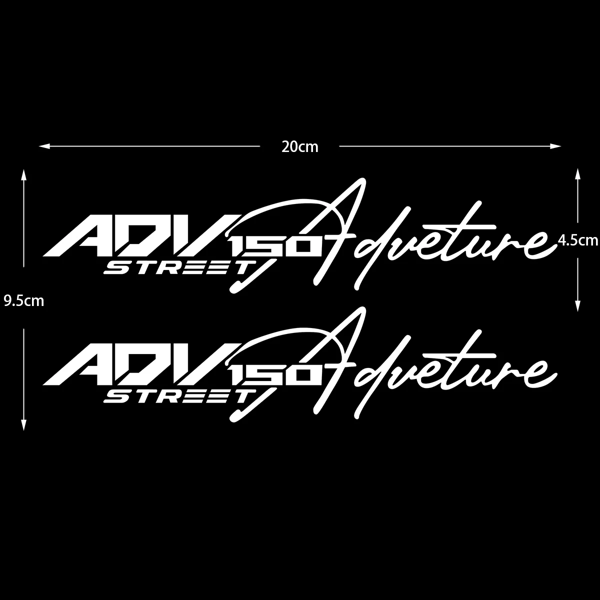 

Для Honda ADV 150 adv 150 1 пара светоотражающих наклеек для мотоциклов, мото скутер, голова тела, лобовое стекло, наклейка, аксессуары