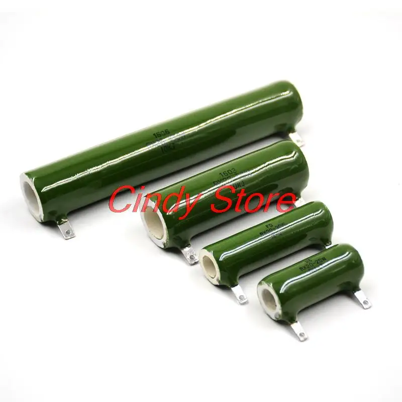 

1PC RX20 High Power Vitreous Tube Type Enamalled Wire-wound Resistor 10W 20W 25W 30W 40W 50W 75W 100W 150W 200W