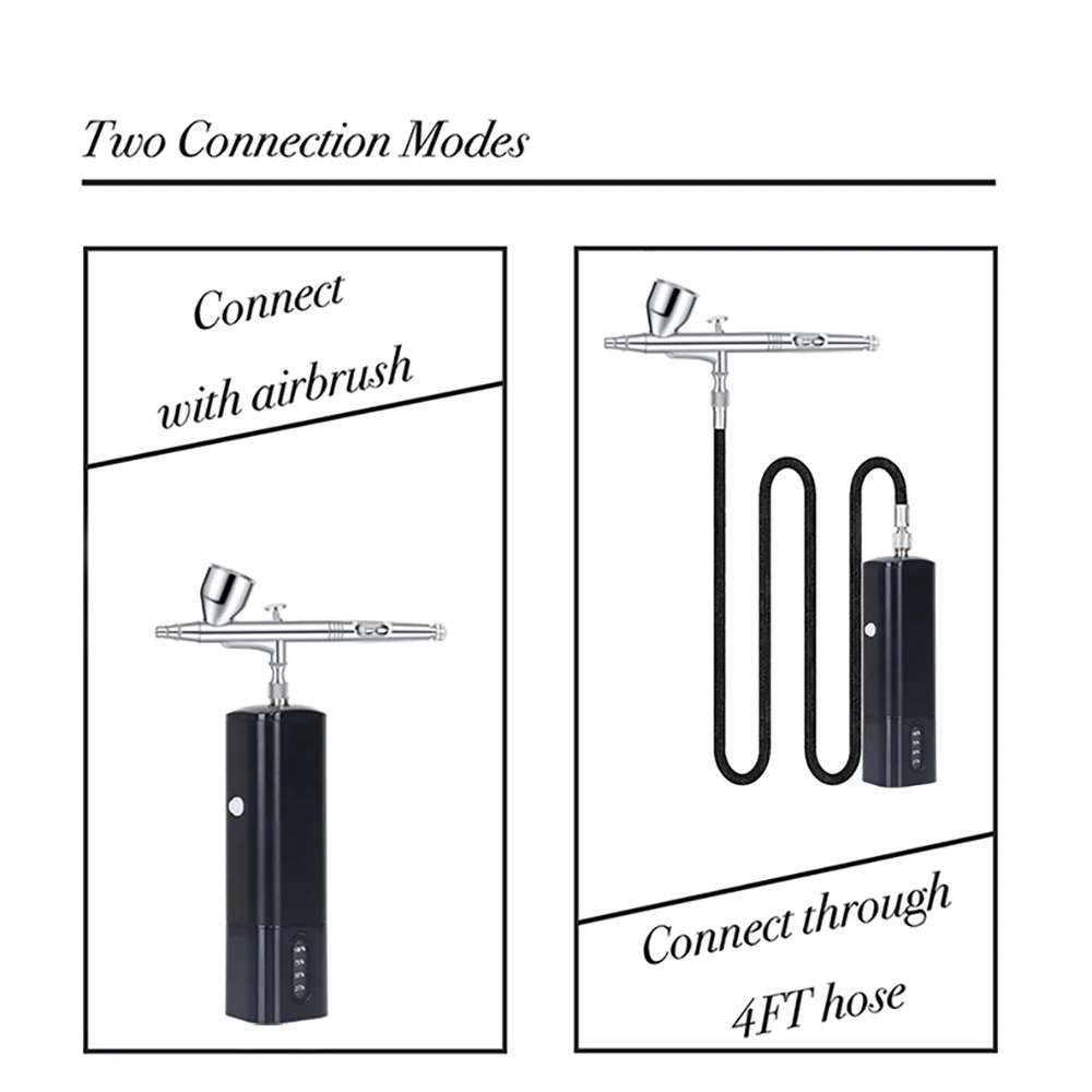 Портативный электрический компрессор для аэрографа аккумулятор высокого