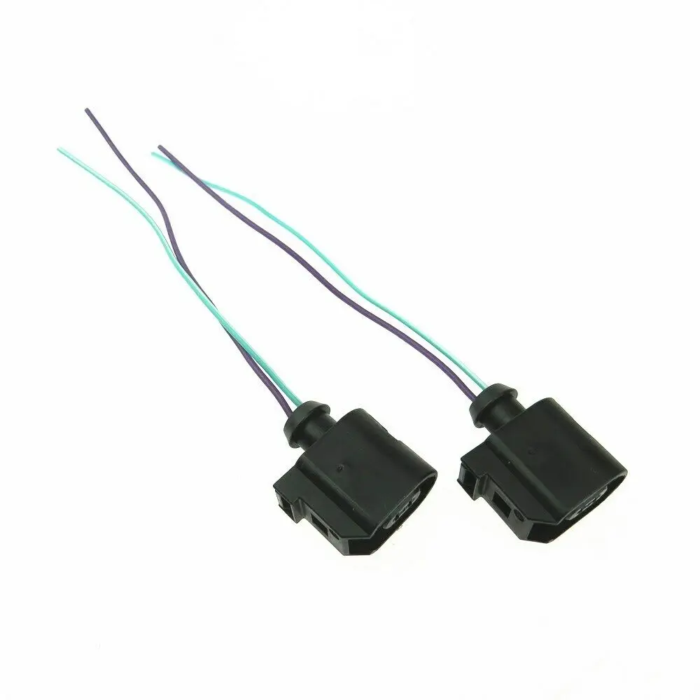 

6E0973702 2- Pin ABS Sensor Wiring Plug Pigtail Connector for Audi A4 Q3 VW Golf 6 7 Jetta Passat B6 Eos Octavia 6E0 973 702