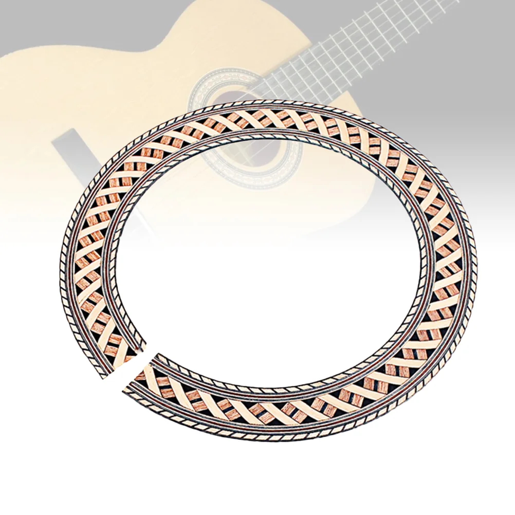 

Деревянная розетка, розетка, искусственное звуковое отверстие, инкрустация гитара с полосами 93 мм