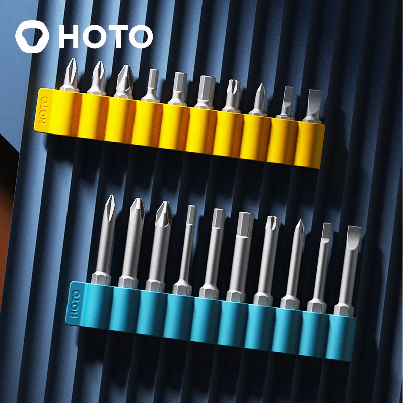 

HOTO Electric Screwdriver Bit Set For Screwdriver Set S2 Steel Anti Slip Screw Driver Drill Bit Hand Tools Accessory 10/20 Pcs