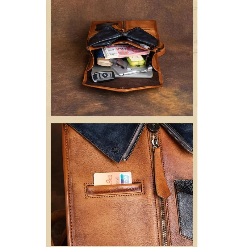 MOTAORA Genuine Leather Women Backpack Vintage Handmade Cowhide Ladies Travel Bag Creative Backpacks For School Teenagers Girls |