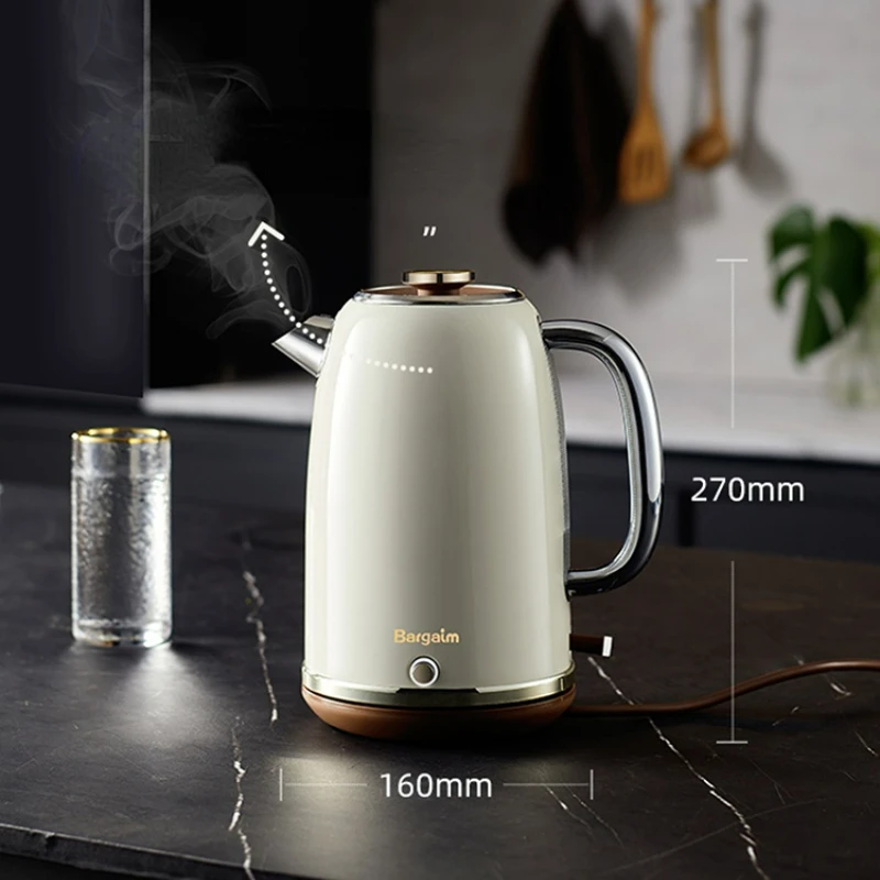 1800 Вт Power Light Роскошный интеллектуальный теплоизоляционный чайник Электрические