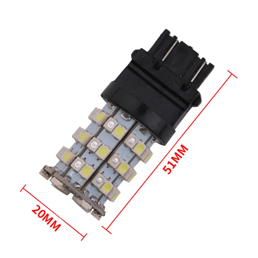 

Car LED Bulb 12V Front Turn Signal Light 30 Amber / 30 White 3000K Amber 60 LED 3528 SMD 6000K White Long Lifespan