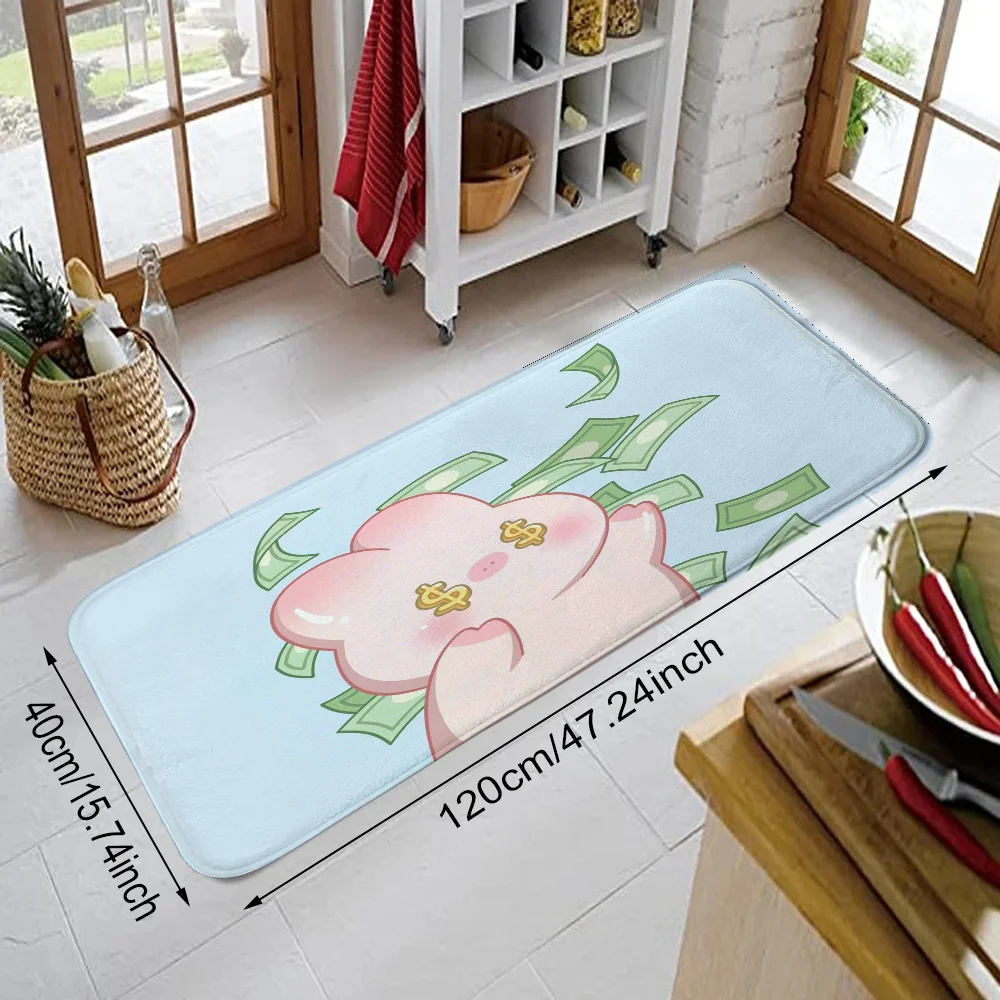 Коврик для входа Laumango KONI PIG современный полосатый дизайн устойчивый к коррозии