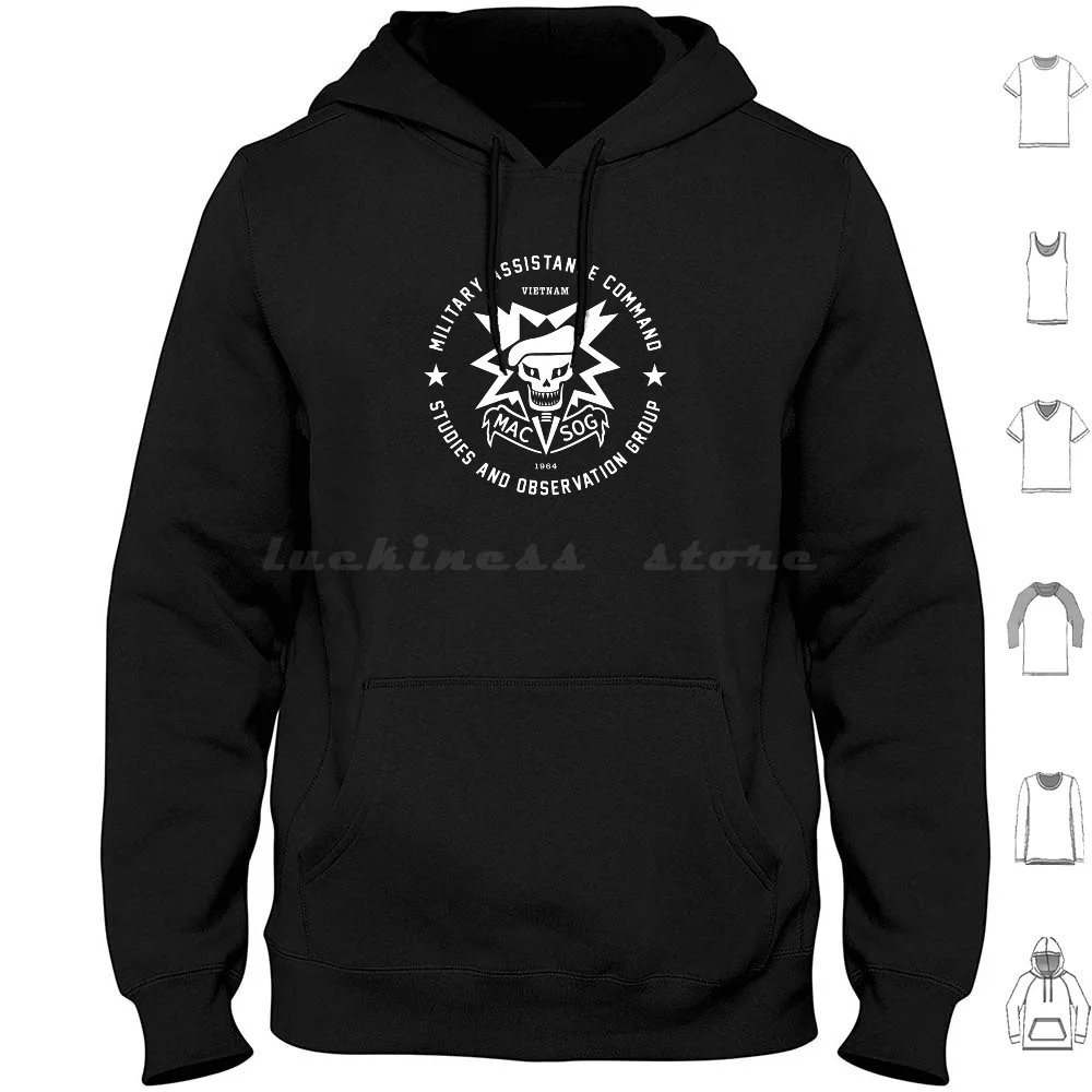 Macv-Sog Hoodies Long Sleeve Vietnam War Macvsog Special For