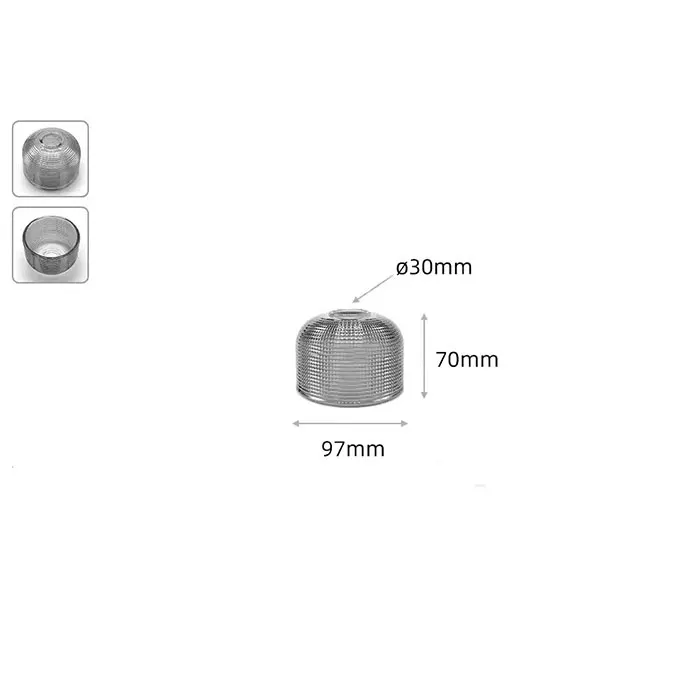 

Стеклянные абажуры Clear Frost 30мм зеленый, янтарный