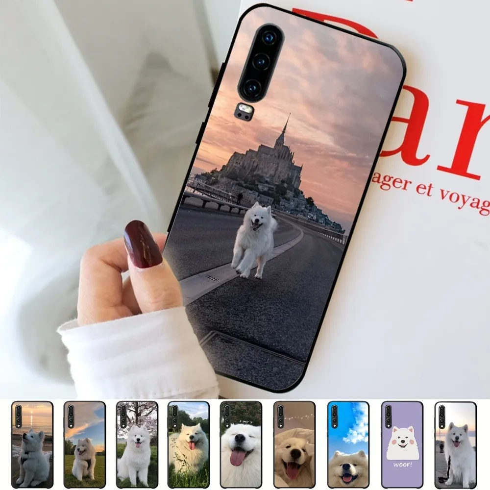 

Samoyed dog Phone Case For Huawei P 8 9 10 20 30 40 50 Pro Lite Psmart Honor 10 lite 70 Mate 20lite