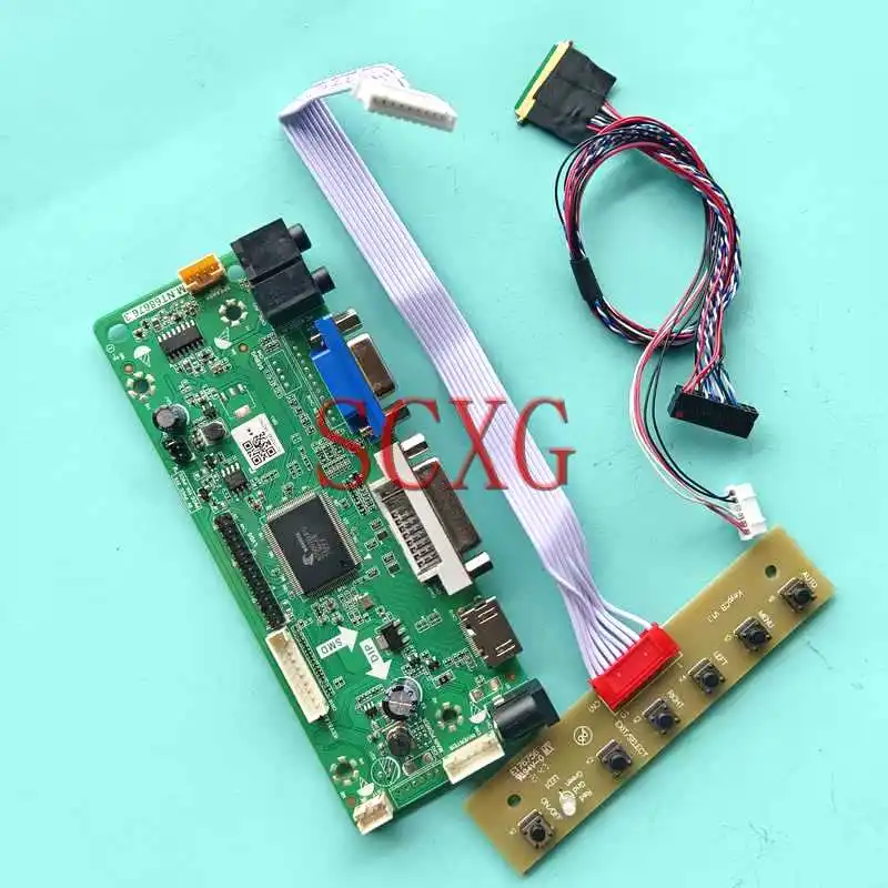 

For CLAA140WB01 CLAA140WB11A Laptop Monitor Screen Controller Board 14" DIY Kit VGA DVI 1366*768 HDMI-Compatible 40 Pin LVDS