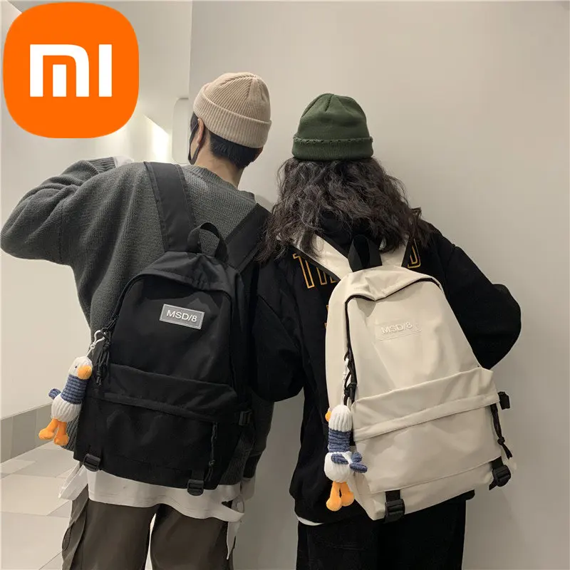 

Xiaomi Backpack Fashion Brand Ins Simple Schoolbag High School Students Backpack Women Fashion Trend Leisure Backpack Men