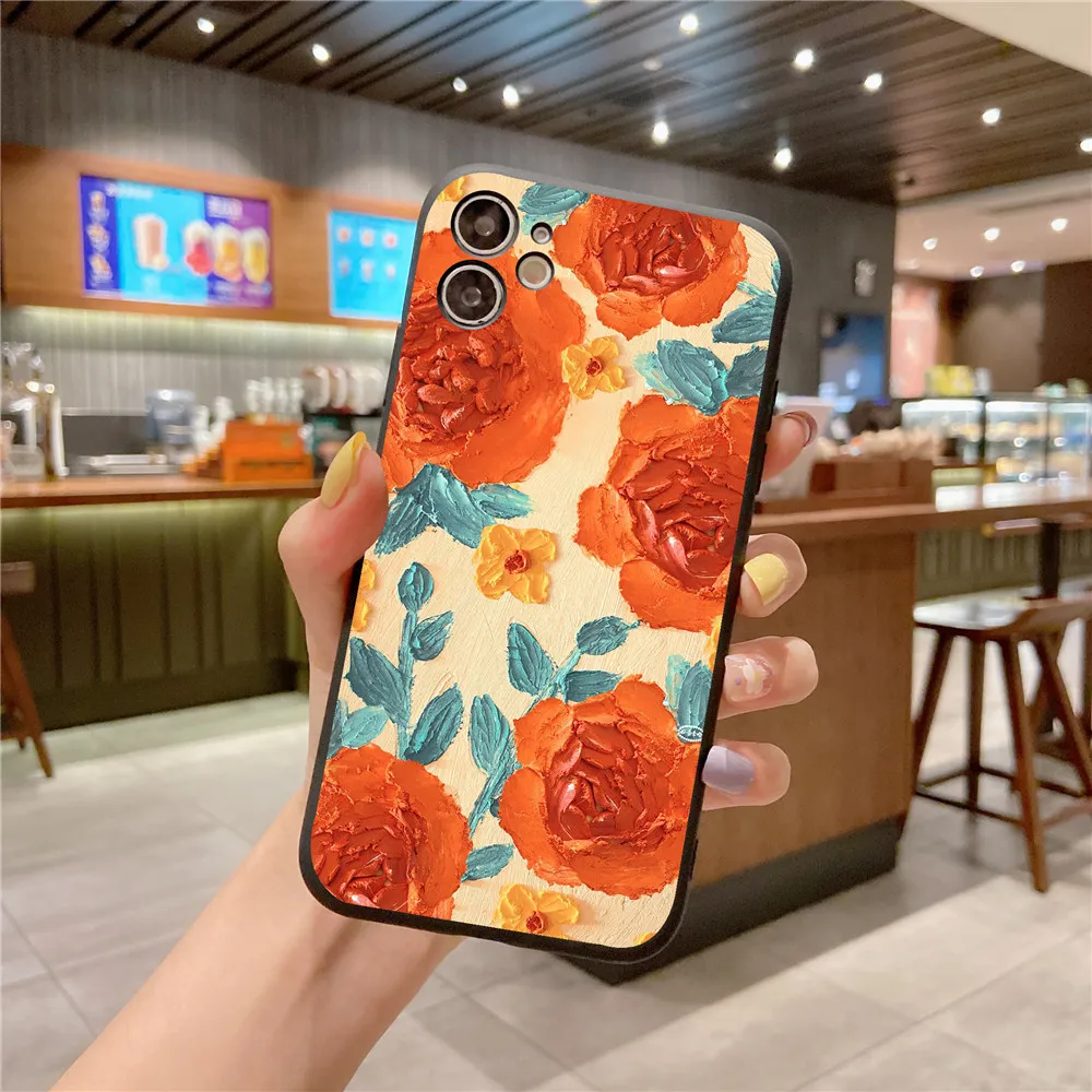 Чехол с рисунком цветов для Xiaomi Mi 12X 12 11T Pro 11 Lite 5G NE 11i Note 10 9 8 10T 9T A2 A3 Max 3 2 силиконовый