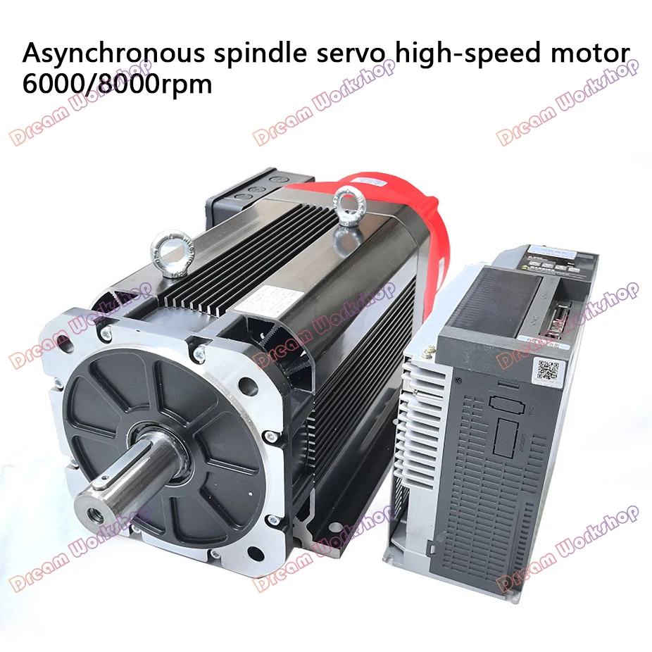 130 Шпиндельный сервомотор Полный комплект 2.2 кВт и драйвер 1500-8000 об/мин