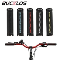 bucklos leather bicycle grip lock on mountain bike grips double lock ring mtb grips ultralight bike handlebar grip mtb part