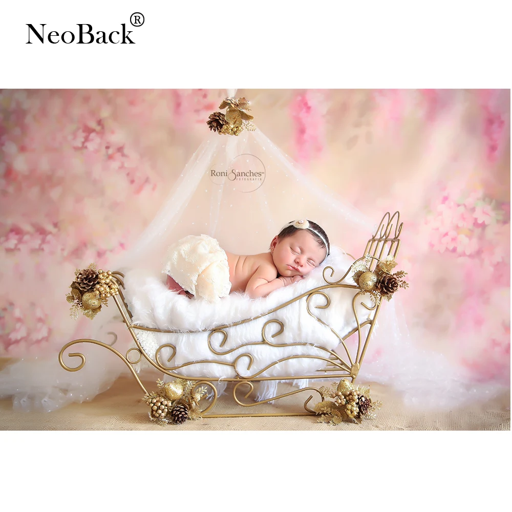 

Nitree виниловый весенний Пасхальный розовый цветок Новорожденный ребенок душ фотография фоны фантазия цветочный Студия фото фон реквизит