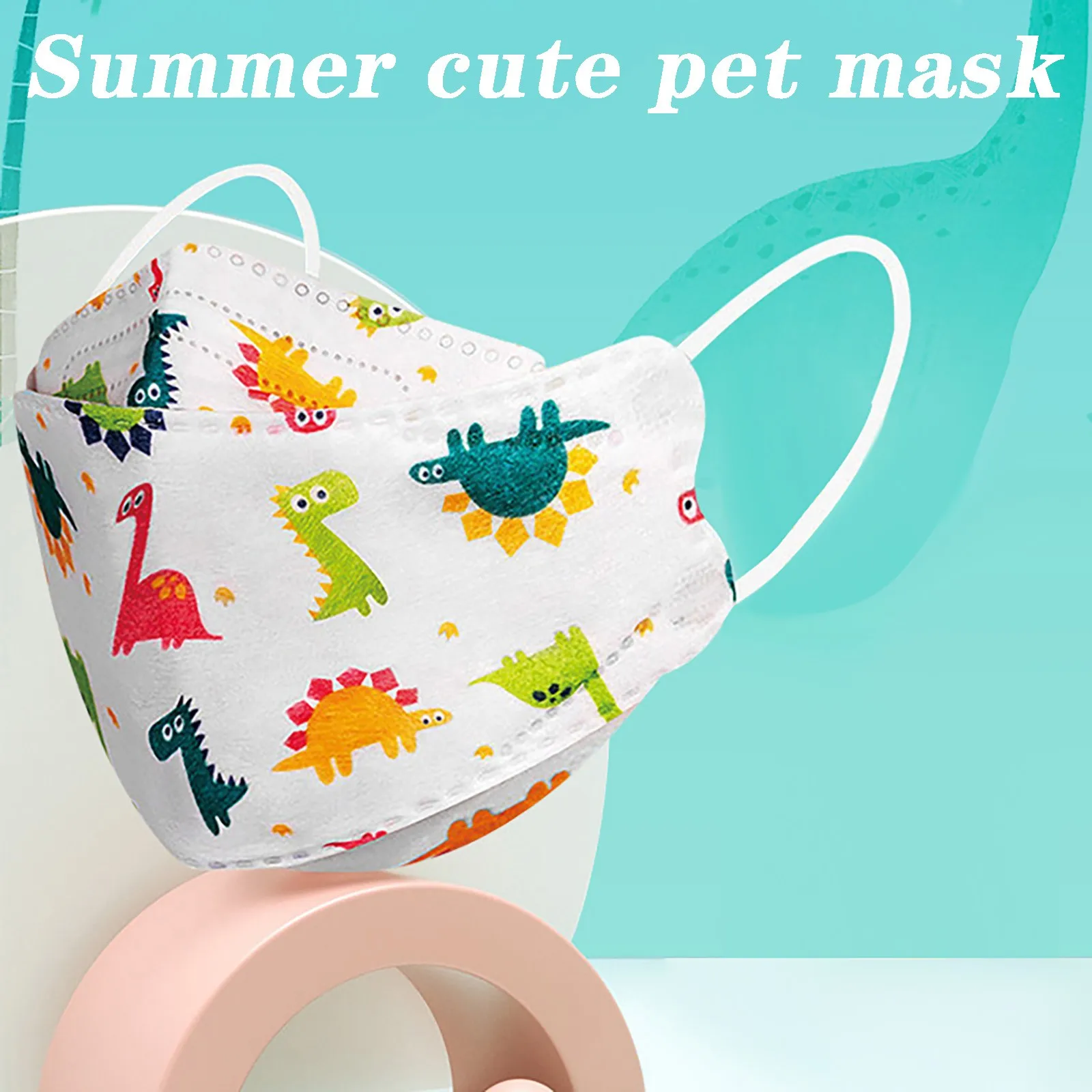 10/20/50PCS Cartoon Kids Mask Ffp2 Dust Masks KN95 Mascarillas Kawaii Dinosaur Children Reusable Breathable N95 Respirator - купить по