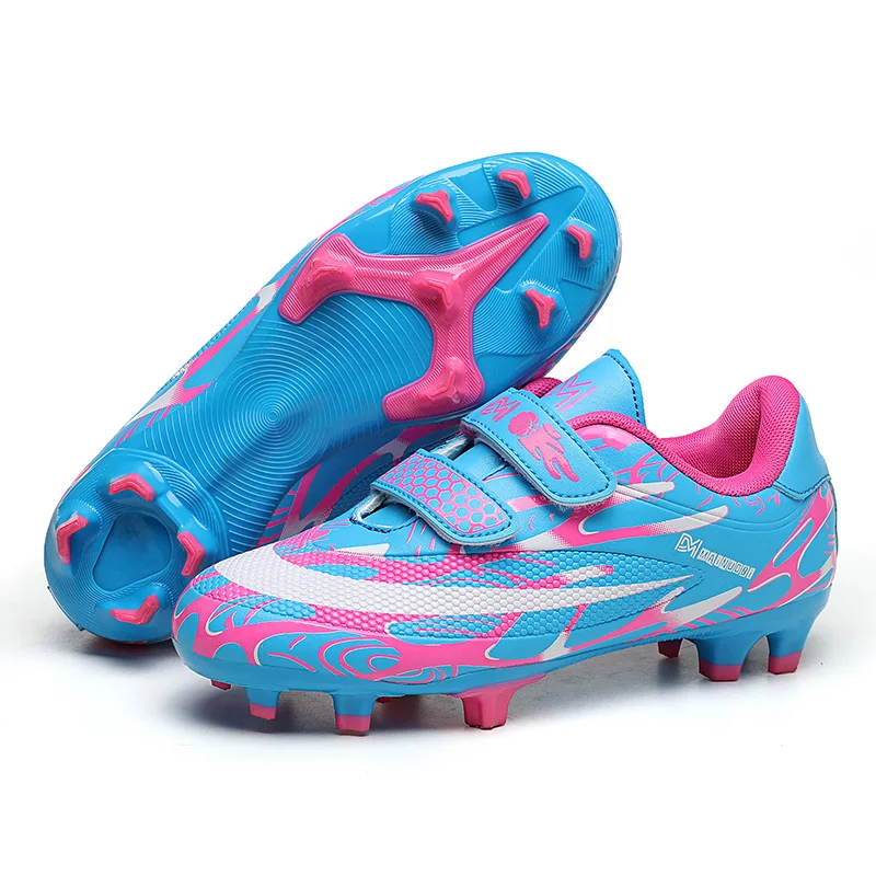 Children Soccer Shoes Boys Girls Non-slip Students Splint Training Football Shoe kids Artificial Turf TF/Ag Trainers Sneakers