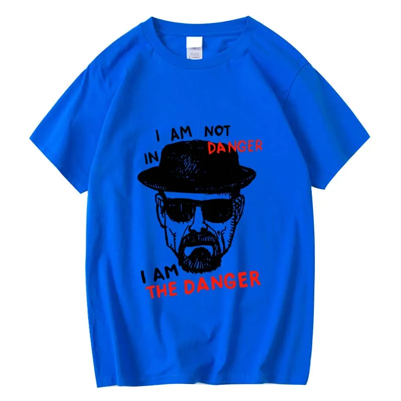 Футболка XIN YI мужская с принтом хайзенберга тенниска из 100% хлопка короткими