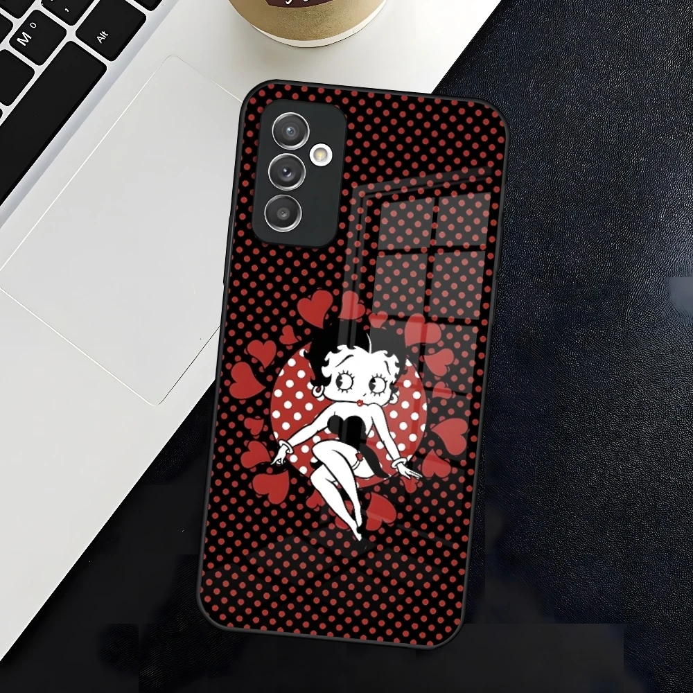 B-Betty-Cute-Boop Phone Case for Samsung A15 A25 A35 A55 A14 A12 A22 A32 A52 A11 A21 A31 A51 A05 A24 A34 A54 A13 23 A33 A53
