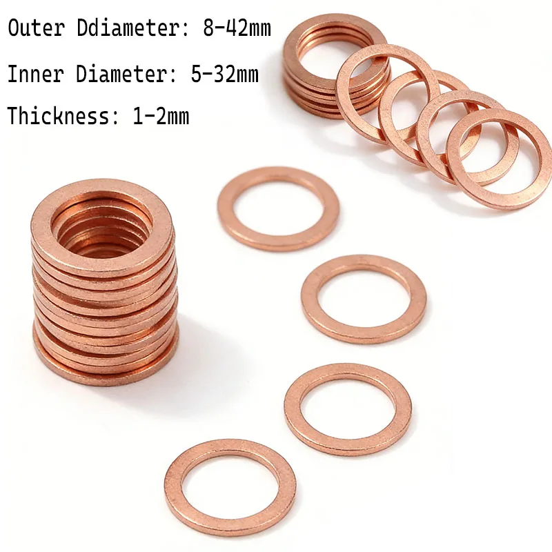 

Медные шайбы-прокладки M5-M32