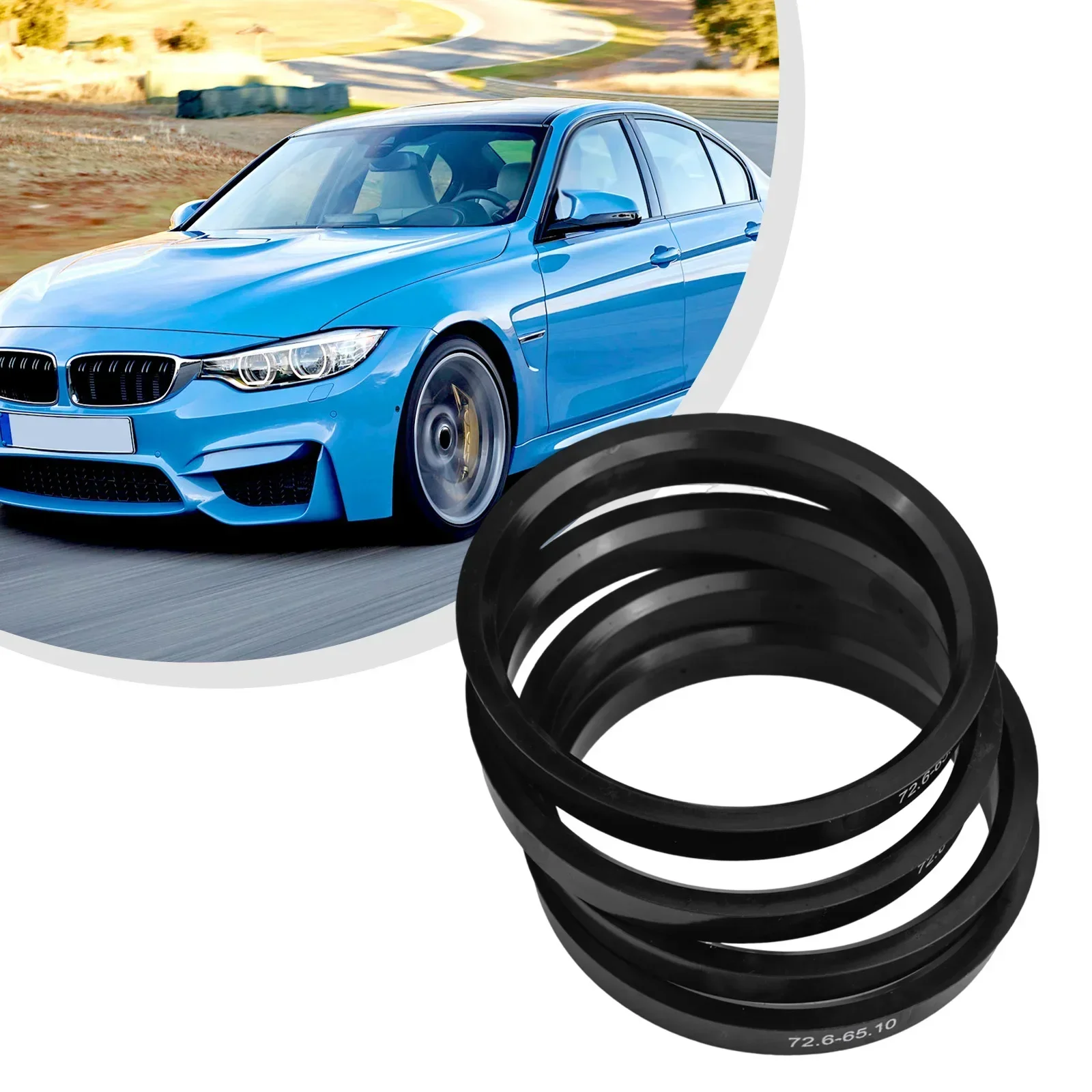 4 шт. центрирующие кольца ступицы 72 6-65 1 для BMW T5 T28 центральная прокладка колесного