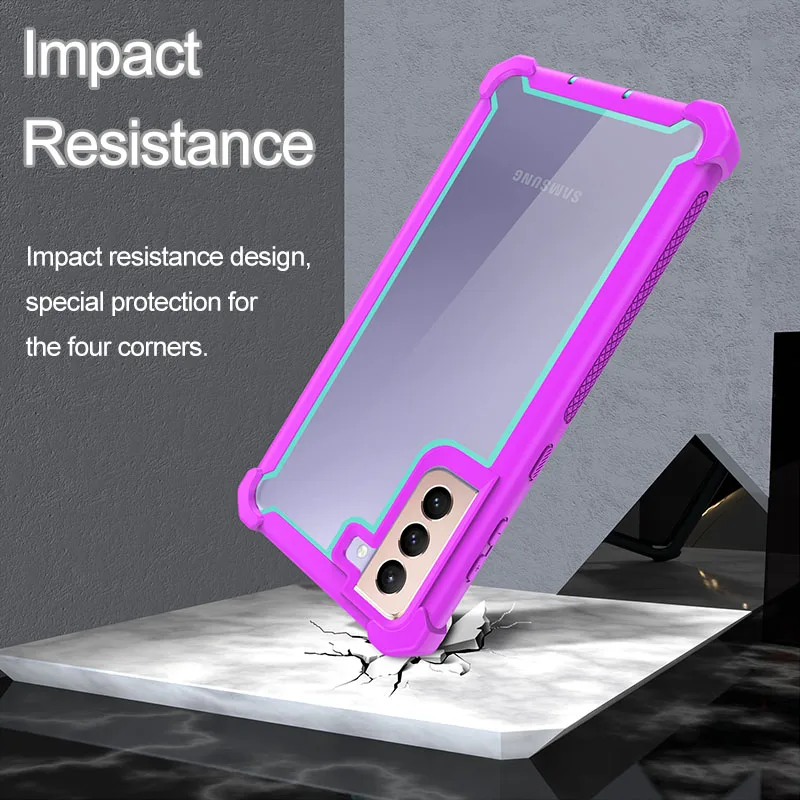 Luxury Shockproof Case For Samsung Galaxy S10 S20 S21 S22 S23 Plus Ultra FE Note 10 20 A23 A53 5G A52 A20 A21S TPU Bumper Cover