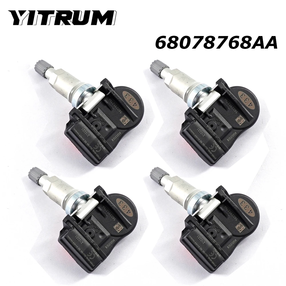 YITRUM 68078768AA 68078768AB 68078768AC для Chrysler Town & Country Dodge Caliber Journey Charger Avenger Magnum TPMS датчик