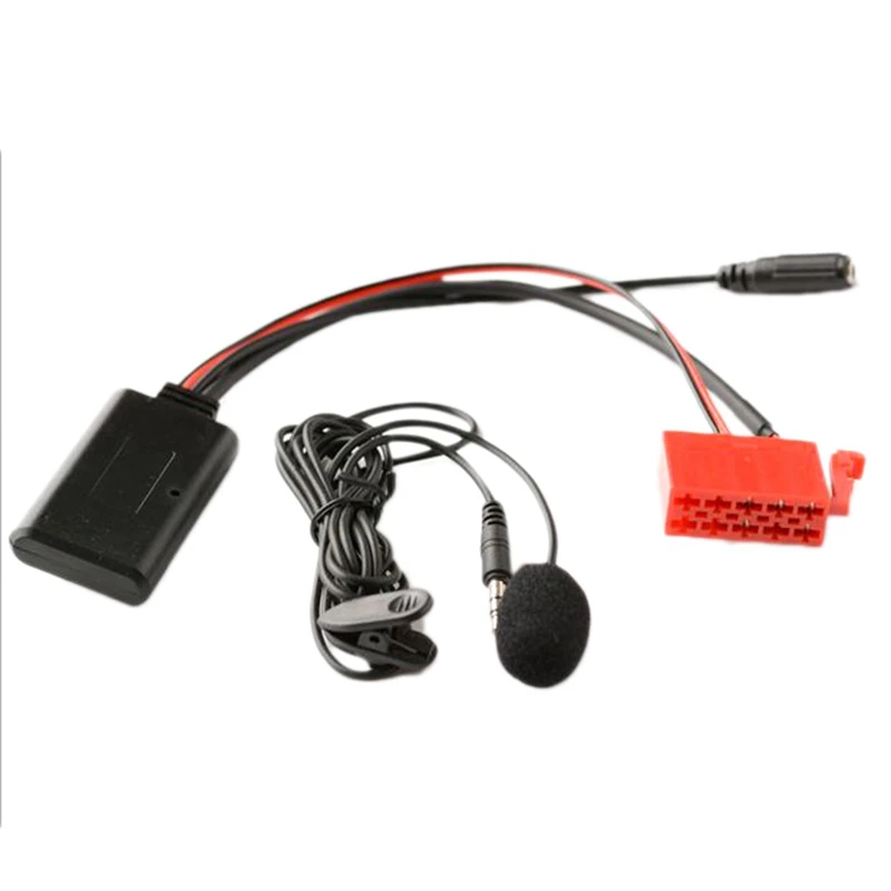 

Car AUX Input Wireless Bluetooth Audio Cable Adapter With Mic For Benz BE2210 BE1650