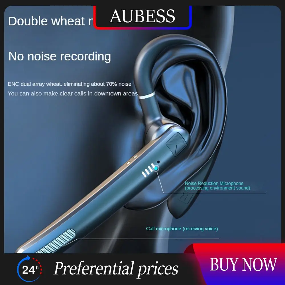 

Sports Headset Double Label Noise Reduction Mono Touch Control Headset Painless Wearing Longer Range Headset Earphone