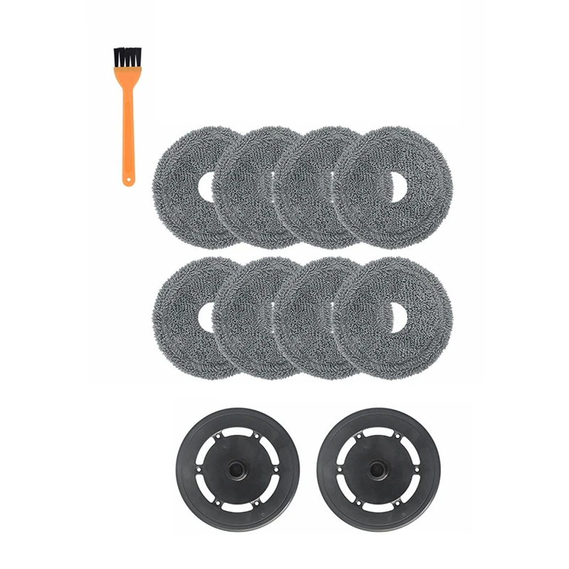 

11Pcs Mop Cloth Bracket Spare Parts For ECOVACS DEEBOT X1 Robotic Vacuum Cleaner Washable Mop Pads Mop Rags Replacement
