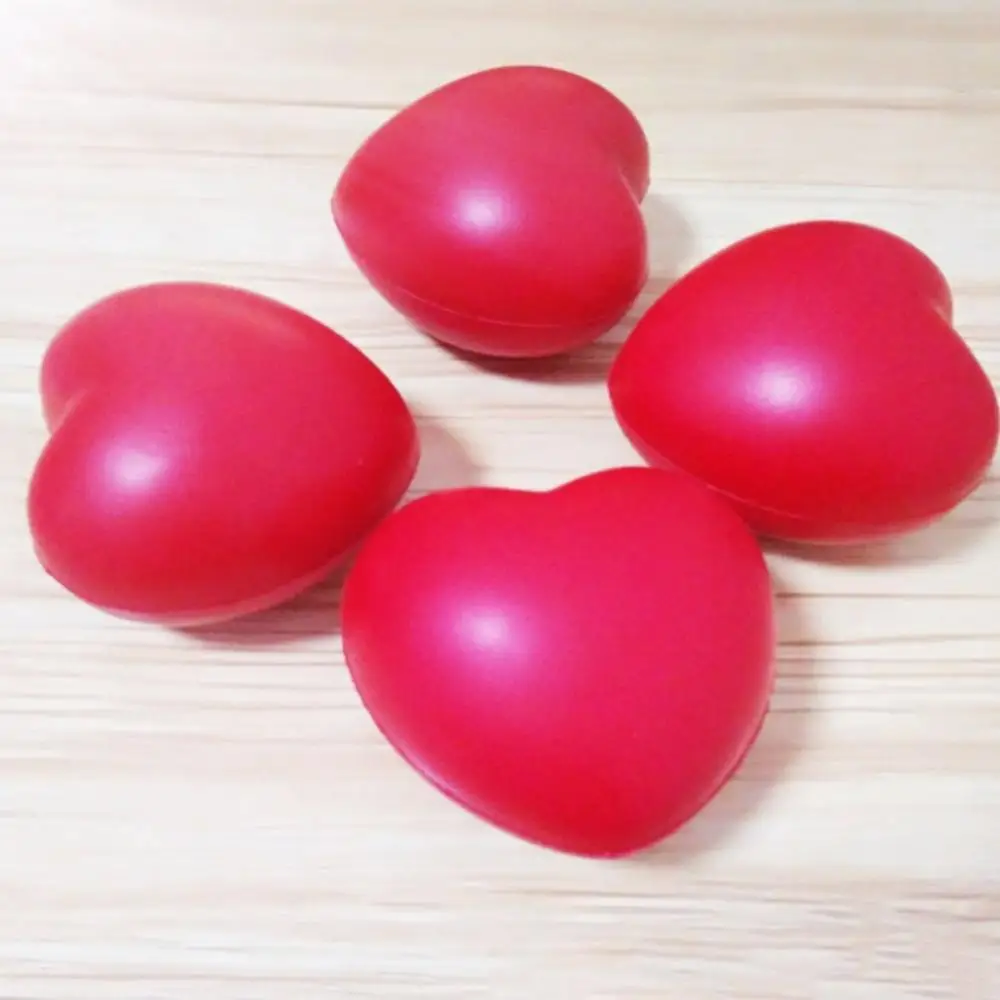

Soft Funny Love Heart Ball Slow Rising Stress Reliever Gag Squeeze Kids Toy