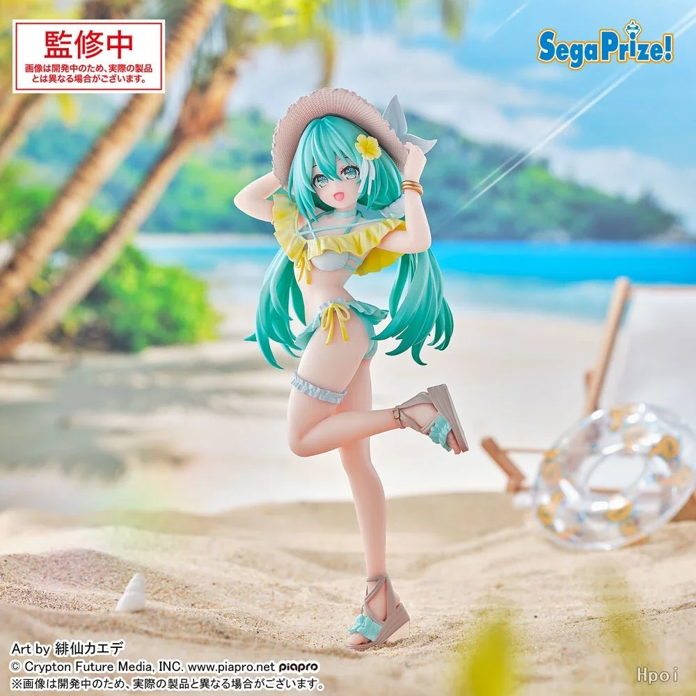 Фото Оригинальная фигурка SEGA Luminasta Hatsune Miku Snow Miku из концептуальной серии 