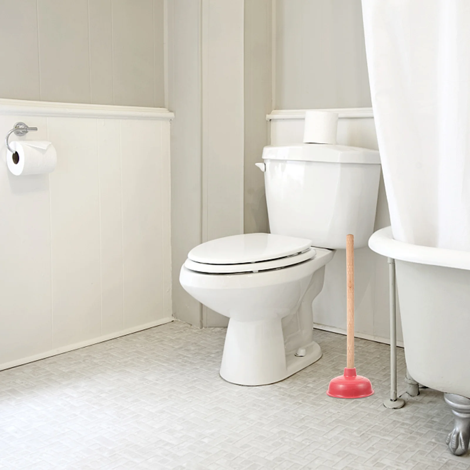 

Plunger Toilet Head Rubber Cup Replacement Sink Force Remover Kitchen Shower Tub Clogging Tool Suction Accessory Bathroom Pump