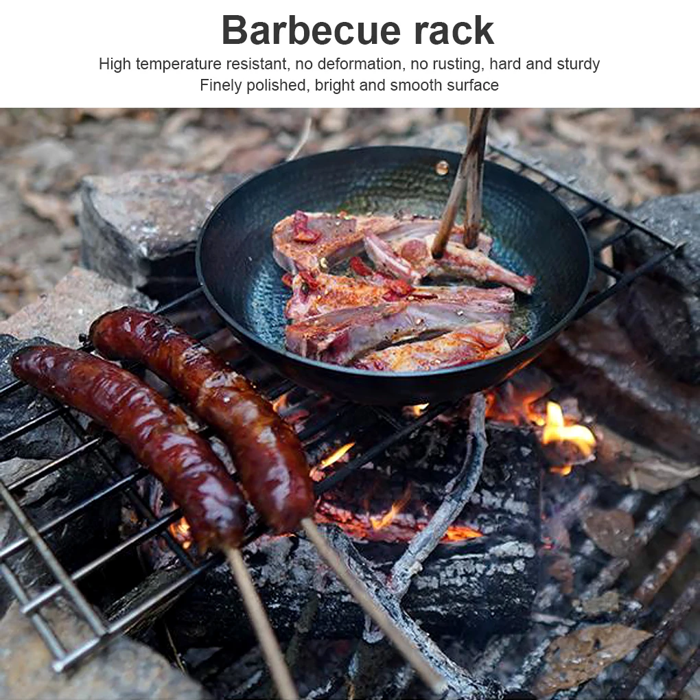 

Складная подставка для гриля, складная сетка для барбекю и гриля с сумкой для хранения, портативный инструмент для дома, парка, кемпинга, пик...
