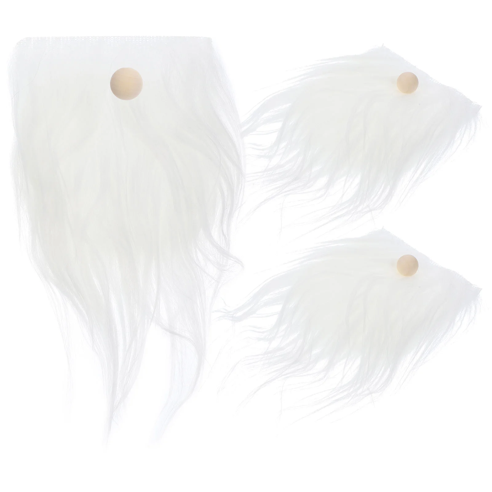 Искусственный мех для поделок предварительно вырезанная борода гнома материалы