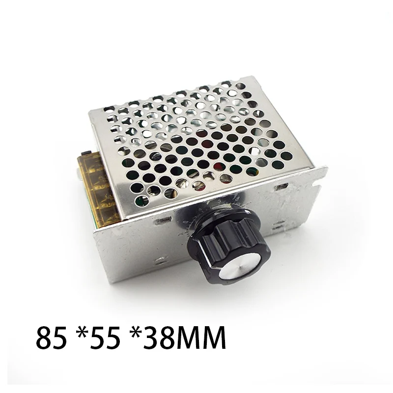 

4000W 220V AC SCR Voltage Regulator Dimmer Electric Motor Speed Controller Electronic Volt Thermostat Regulator