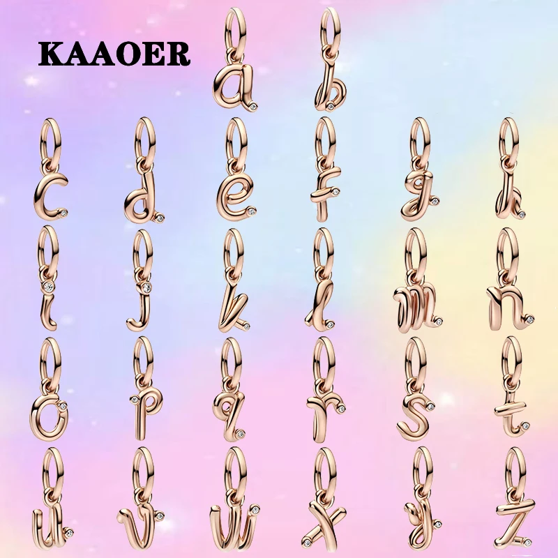 

Браслет-подвеска «Пандора», серебро 2023 пробы, 26 букв