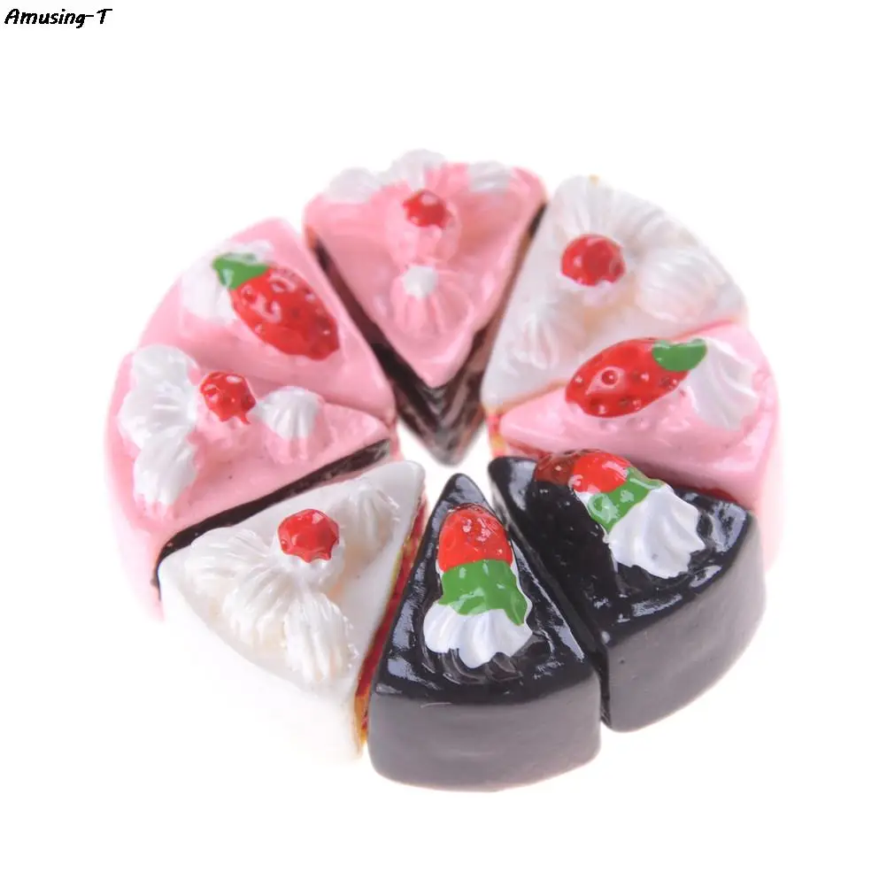 

Мини Кухня Еда тортов 1/12 в миниатюре 2 шт. Diy домашняя отделка кухни Кухня игрушки Лидер продаж