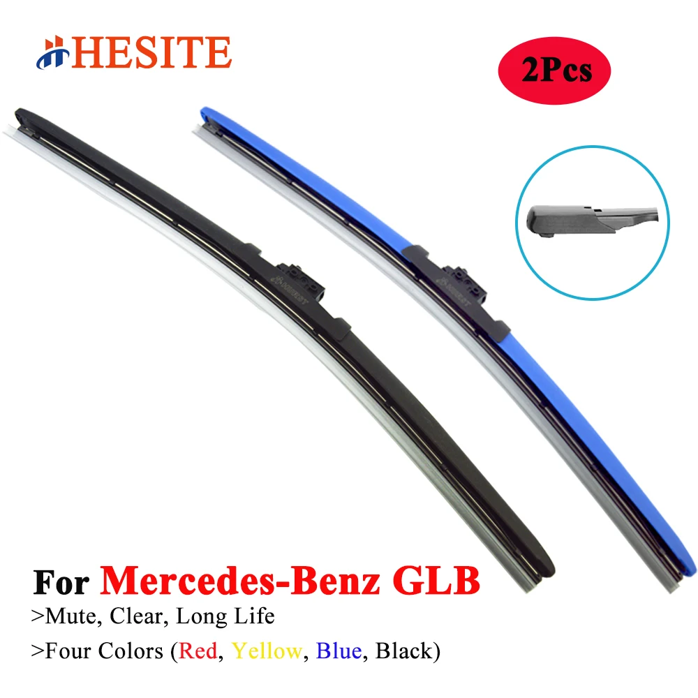 

HESITE Colorful Car Windshield Wiper Blades For Mercedes Bens GLB SUV X247 GLB180 GLB200 GLB250 D GLB35 AMG 2019 2020 2021 2022